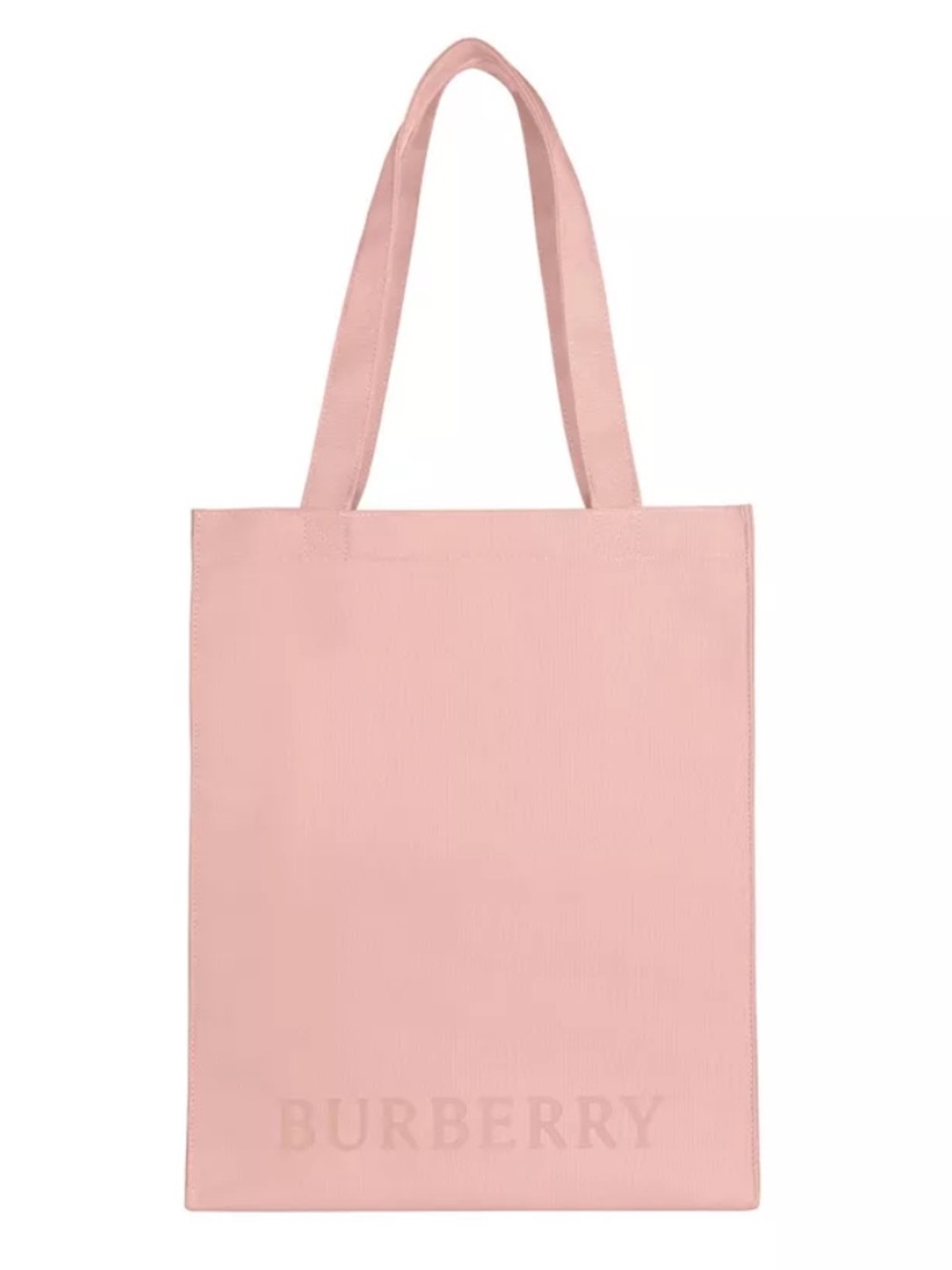 Pink Burberry Canvas Tote